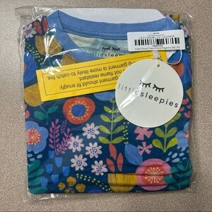 Little Sleepies 4T Folk Floral set